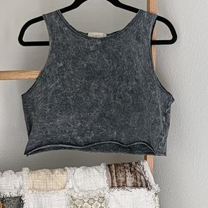 Smoke effect crop top